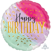 Jumbo Water Color Birthday